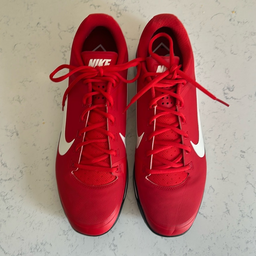 Men’s Red Nike Lunarlon Athletic Shoes